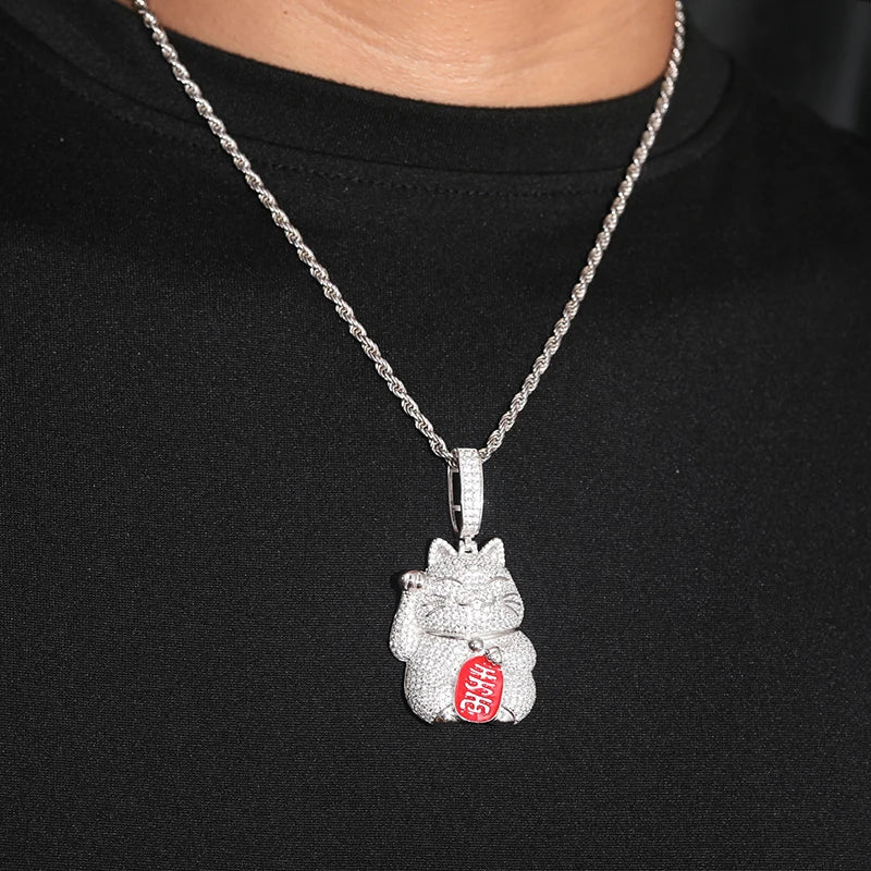 Iced Out Pendant Necklace for Men, image 5