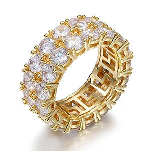 Iced Out Moissanite Rings for Men, image 11