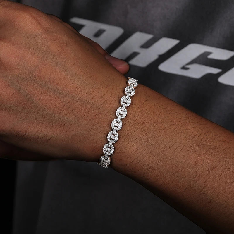 6mm to 10mm Moissanite Mariner Link Bracelet, image 7