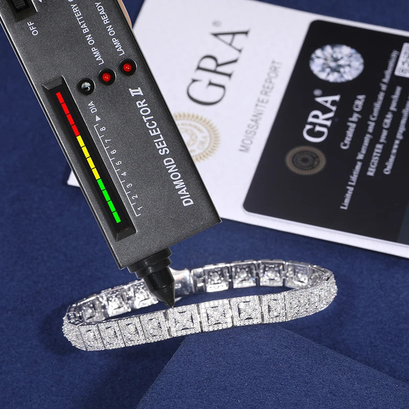 Iced Out Tennis Bracelet for Men, image 5