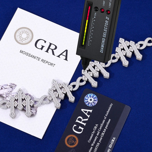 Iced Out Cross and Infinity Link Bracelet for Men, image 4