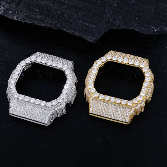Iced Out Moissanite Watch Case, image 3
