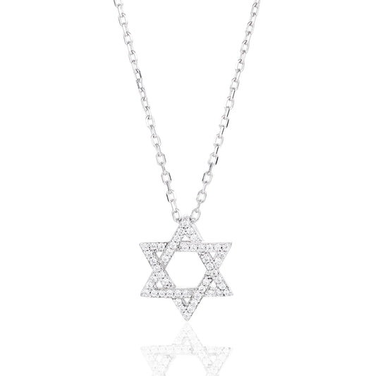 Moissanite Star Pendant Necklace, image 2