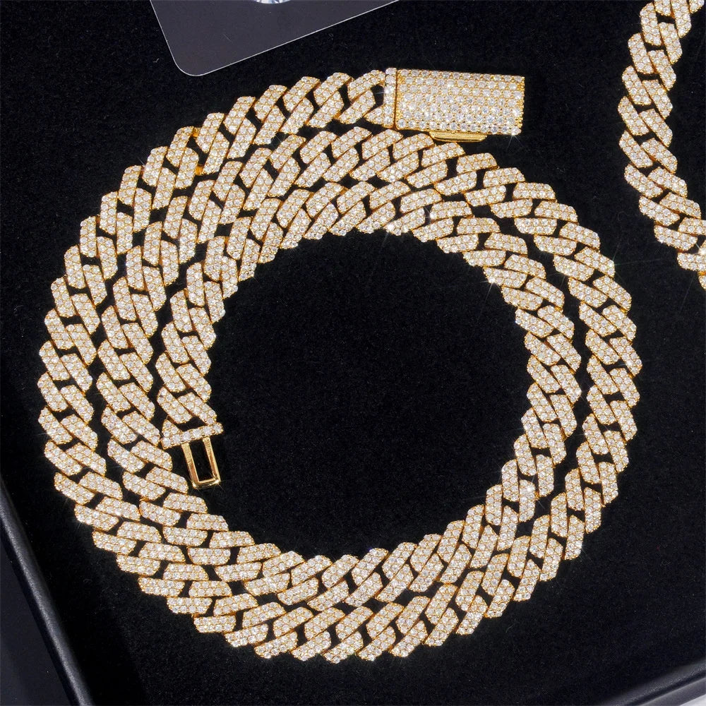 8mm Iced Out Cuban Link Chain for Men, image 4
