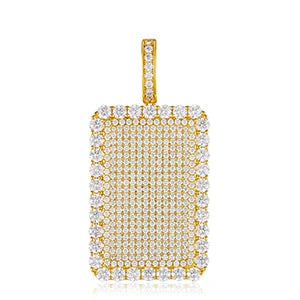 Iced Out Moissanite Pendant Necklace for Men, image 9
