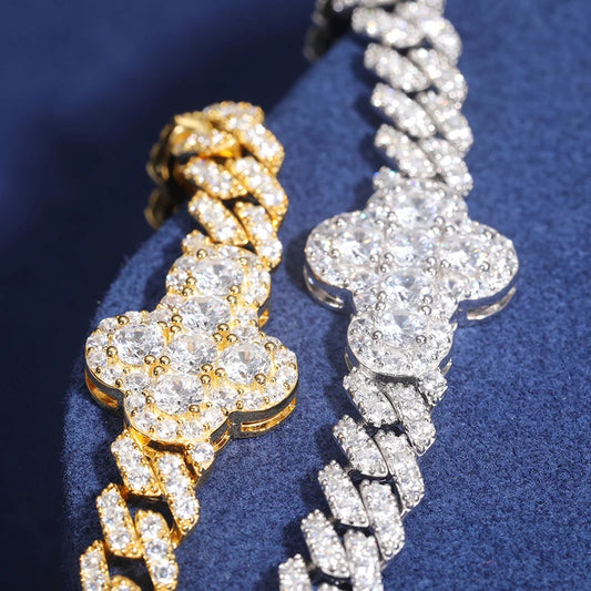 Iced Out Cuban Link Bracelet for Men, image 4