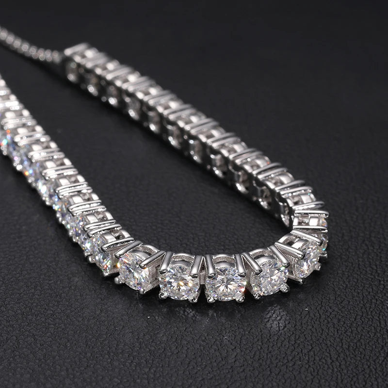 Moissanite Adjustable Tennis Bracelet, image 6