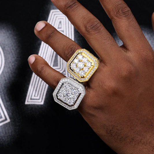 Square Signet Ring for Men, image 6