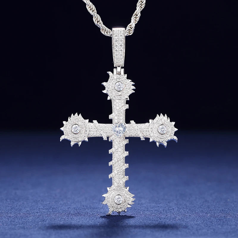 Iced Out Pendant Necklace for Men, image 17