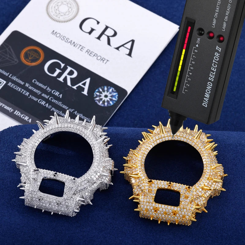 Iced Out Spiked Watch Case, image 3