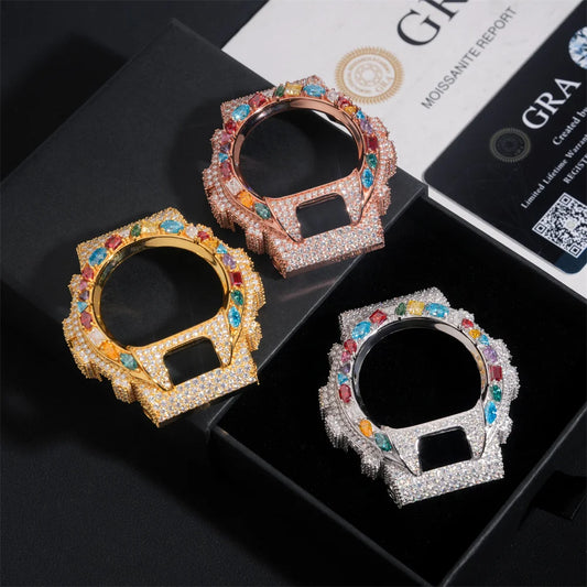 Iced Out Watch Bezel and Strap Set, image 5