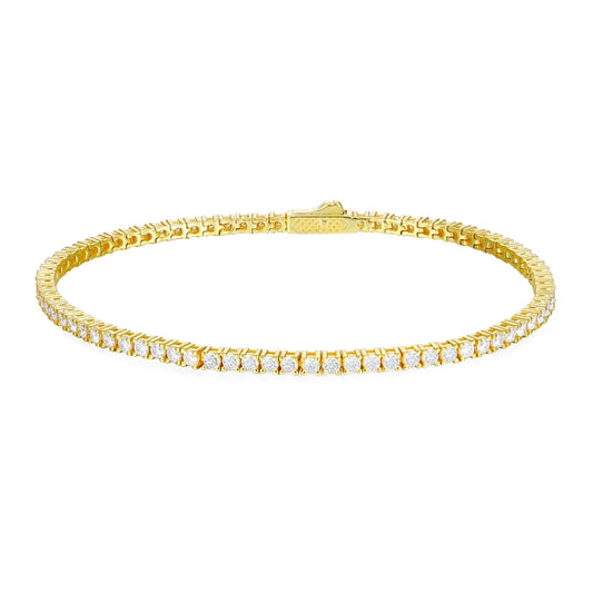 2mm Moissanite Tennis Bracelet, image 2