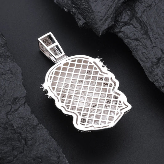 Iced Out Jesus Head or Lion Head Pendant for Men, image 4