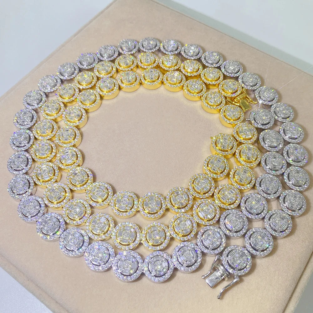 13mm Iced Out Round Link Chain for Men, image 5
