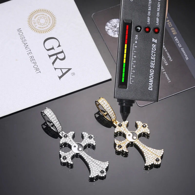 Gothic Cross Pendant Necklace, image 3