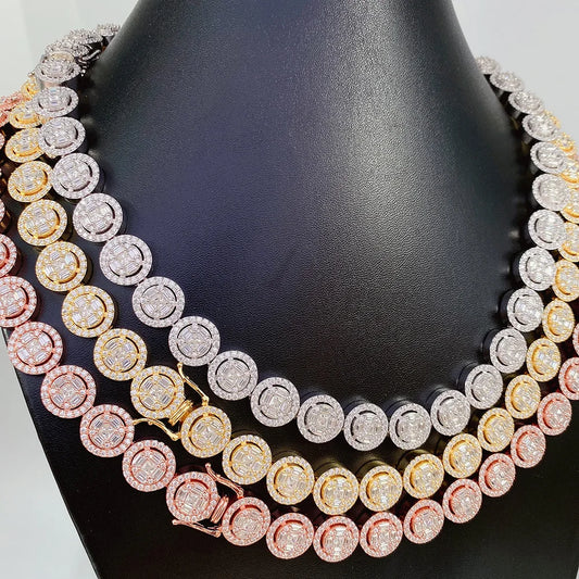 13mm Iced Out Round Link Chain for Men, image 4