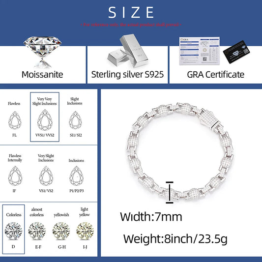 Iced Out Bead Chain Bracelet or Necklace for Men, image 3