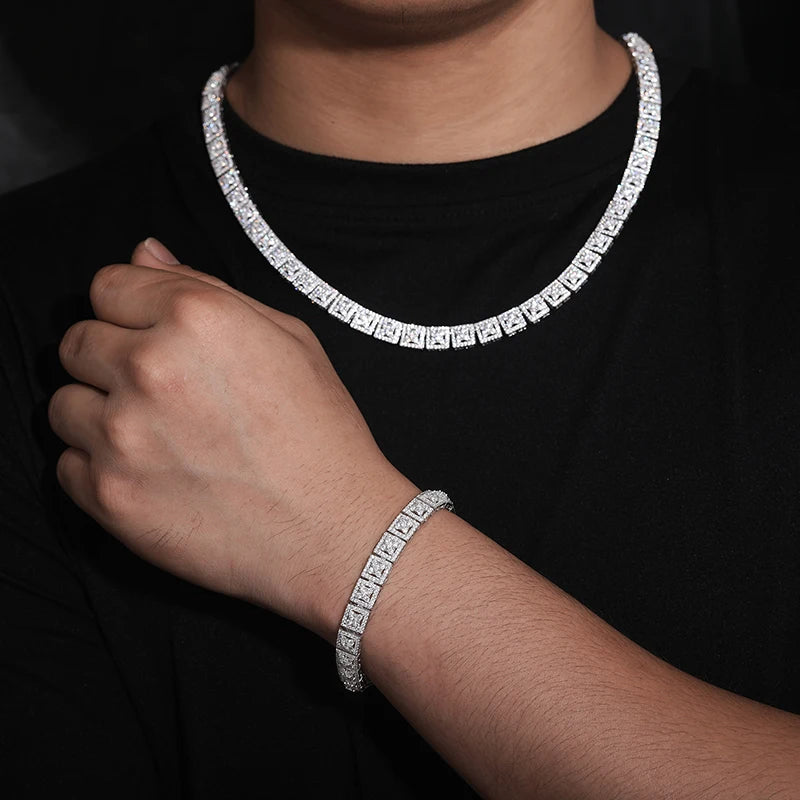 Iced Out Tennis Bracelet for Men, image 8