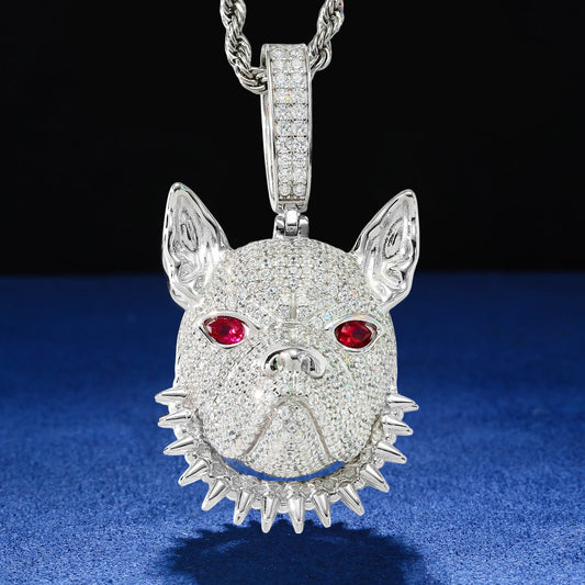 Iced Out Animal Head Pendant for Men, image 11