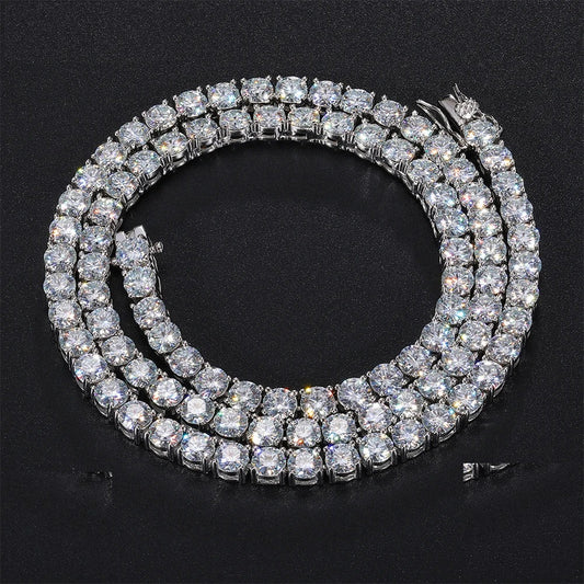 4mm Moissanite Tennis Bracelet or Necklace, image 2
