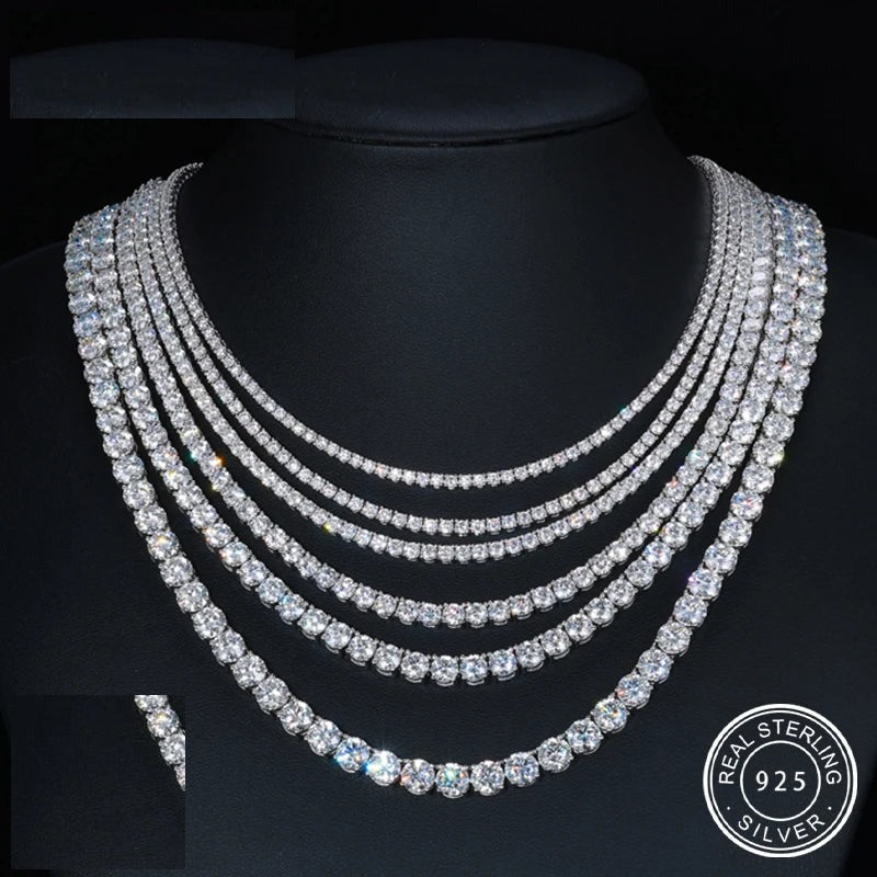 Moissanite Tennis Bracelet or Necklace, image 2