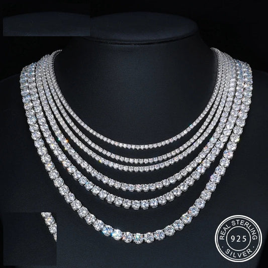 Moissanite Tennis Bracelet or Necklace, image 2