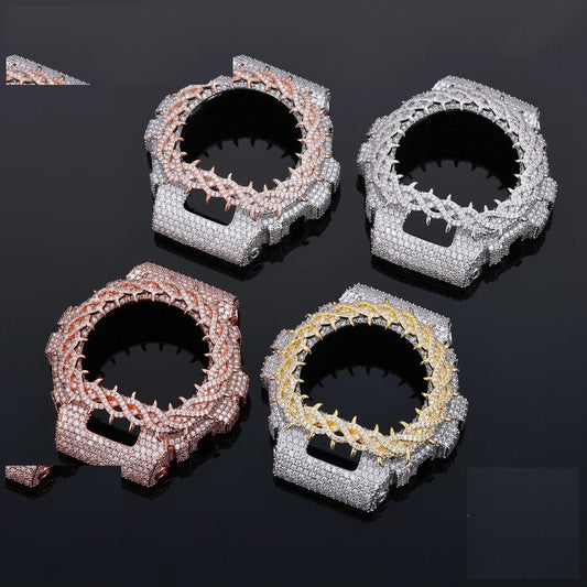 Iced Out Thorn Watch Bezel, image 2