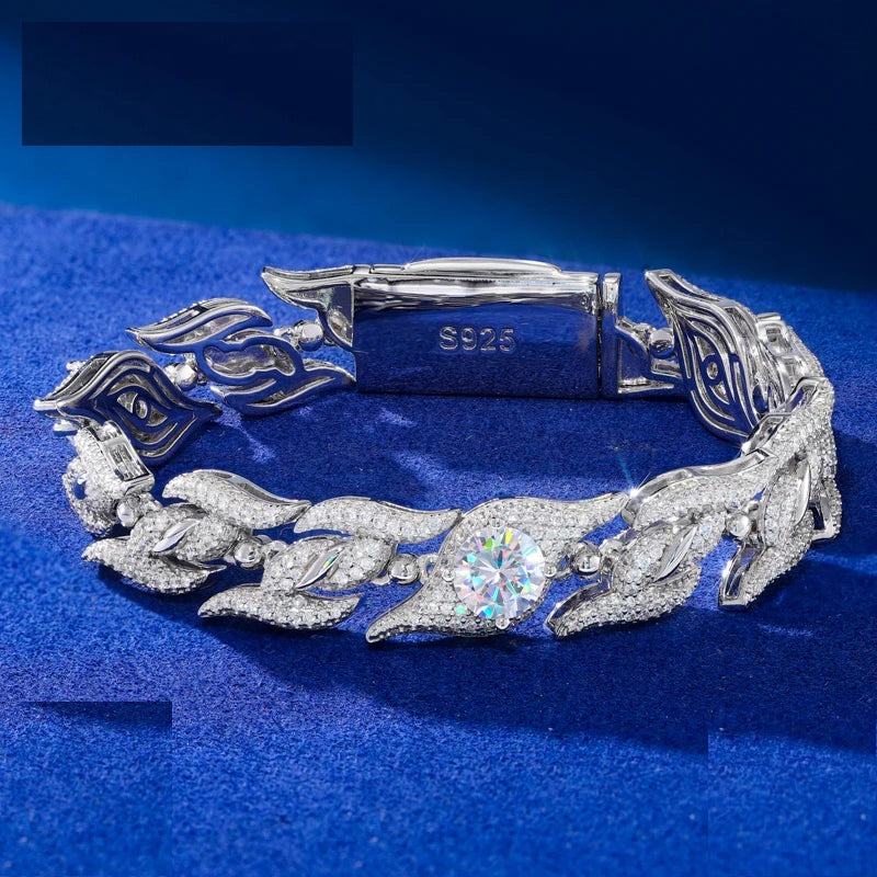 Iced Out Thorn Link Bracelet for Men, image 3