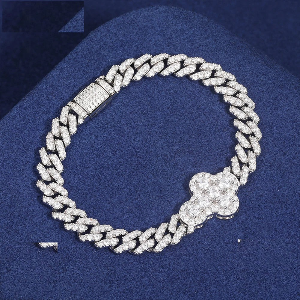Iced Out Cuban Link Bracelet for Men