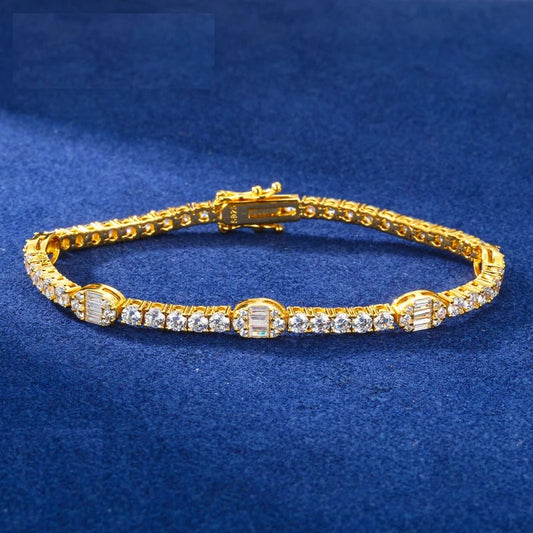 3mm Oval Cut Tennis Bracelet