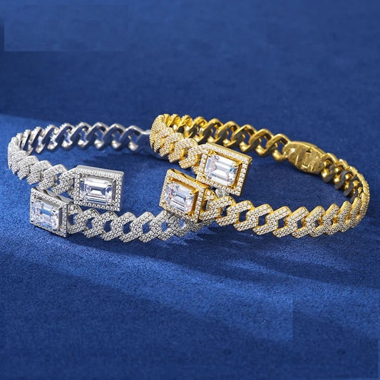 Iced Out Cuban Link Bracelet for Men