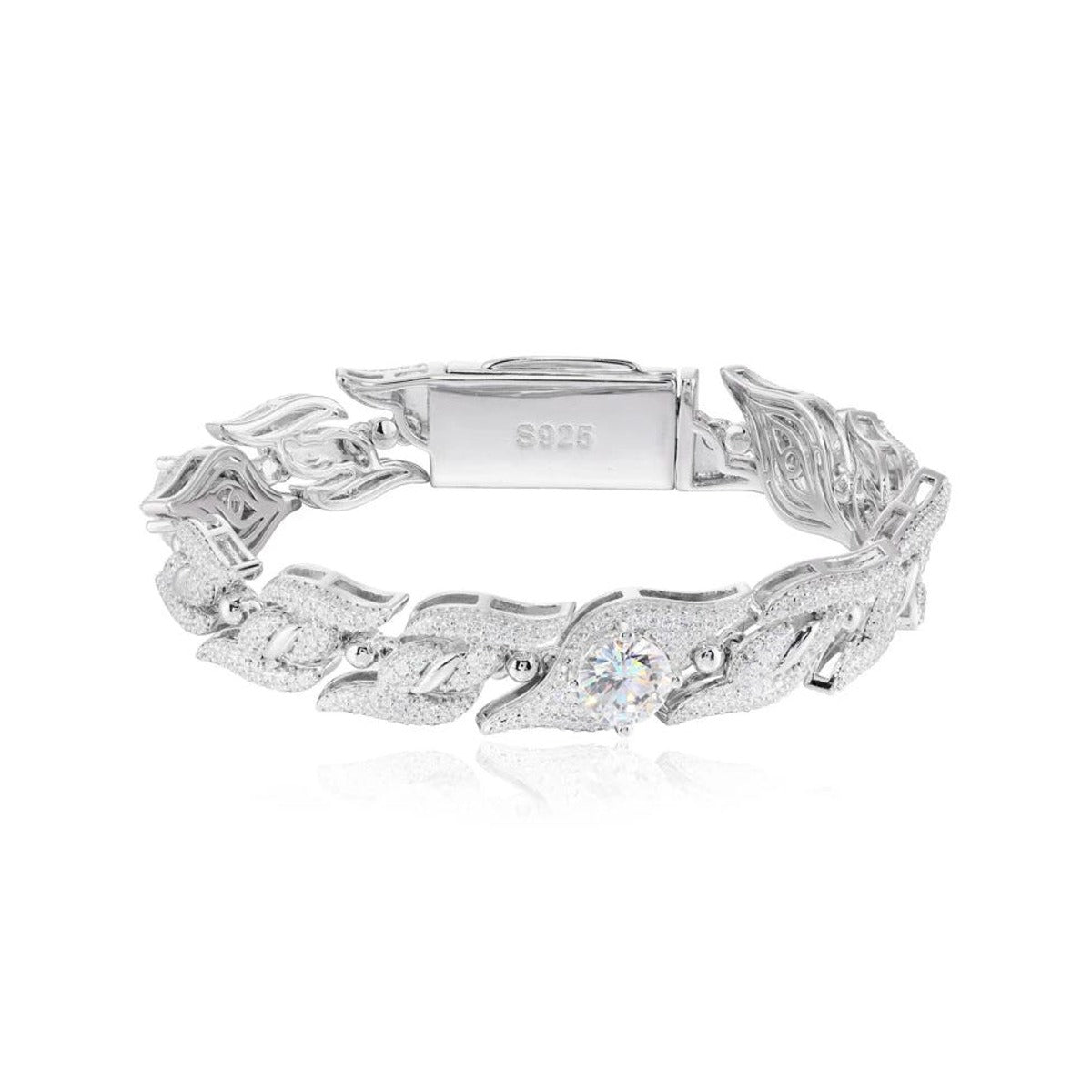Iced Out Thorn Link Bracelet for Men