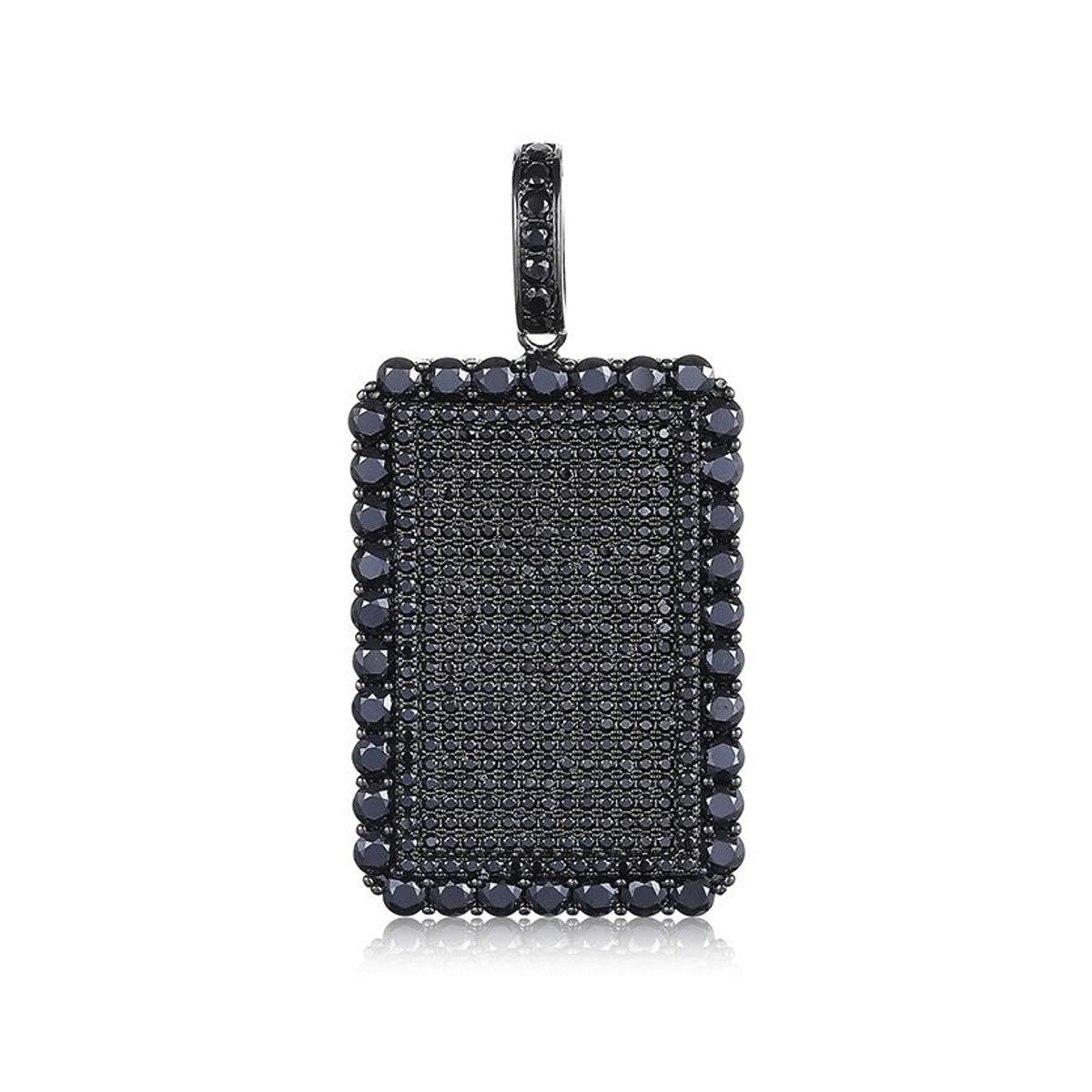 Iced Out Tag Pendant for Men