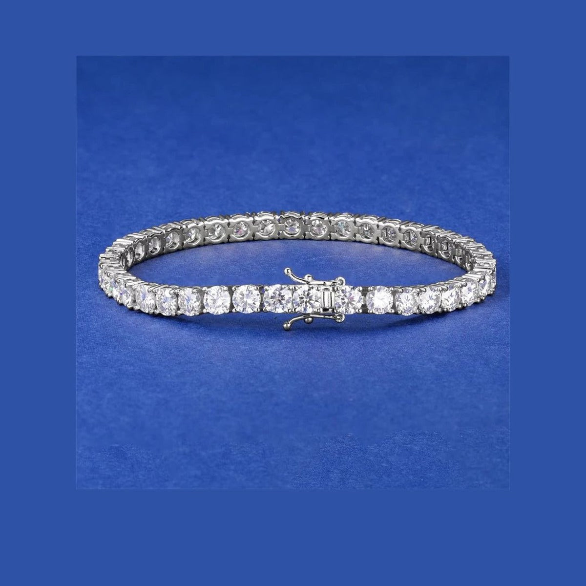 3mm Moissanite Tennis Bracelet or Necklace