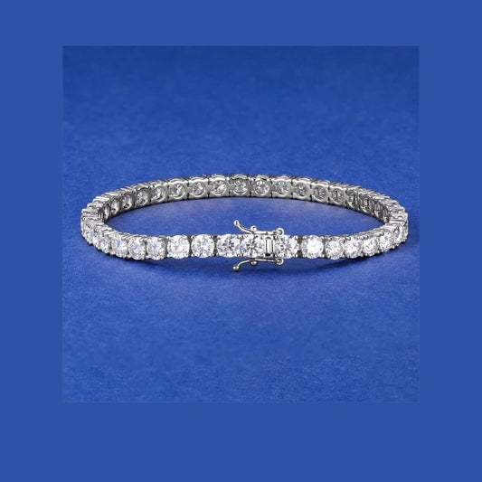 3mm Moissanite Tennis Bracelet or Necklace