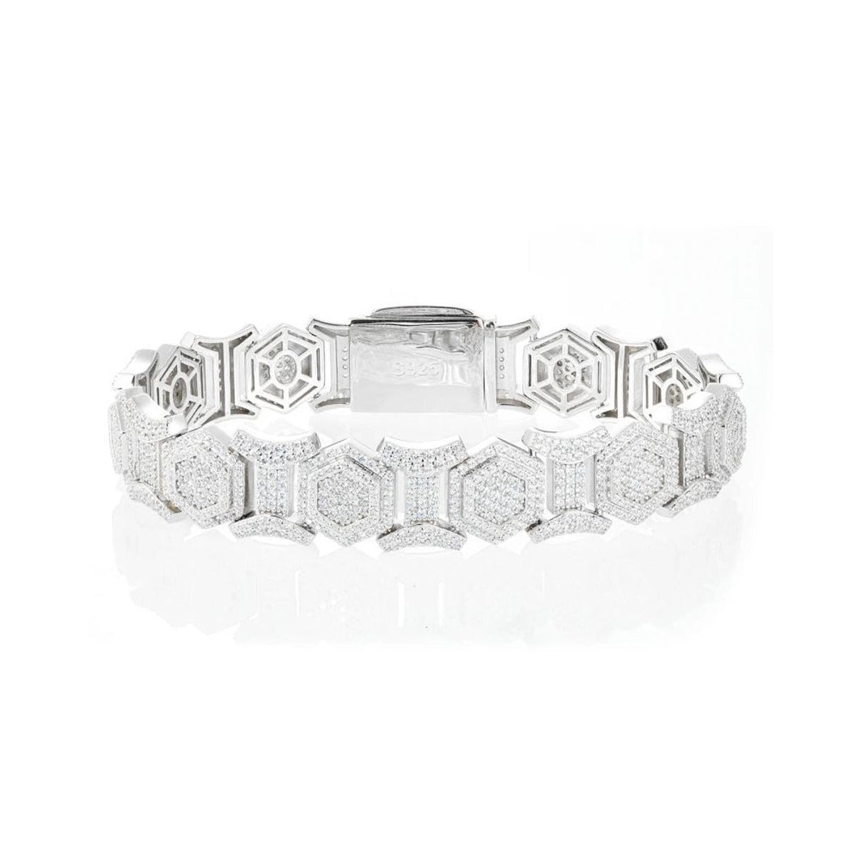 Hexagon Link Bracelet for Men