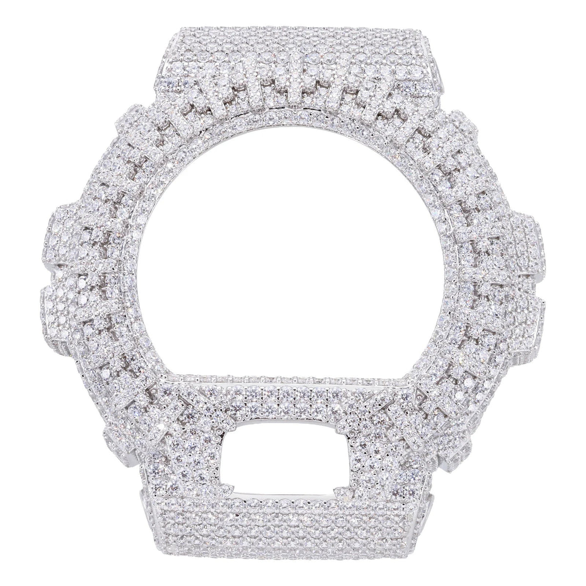 Iced Out Cross Watch Bezel