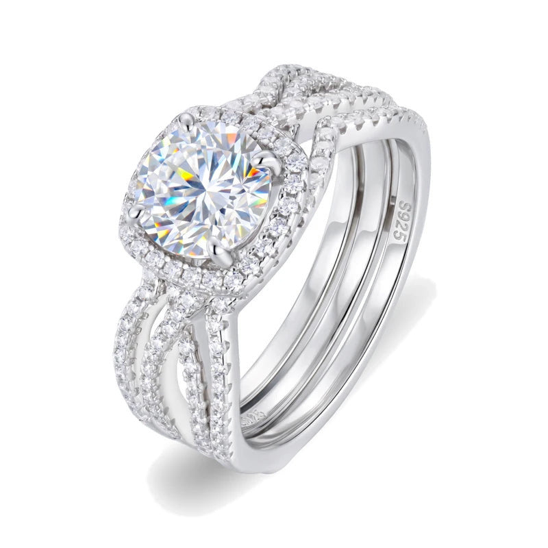 Moissanite Ring Set, image 8