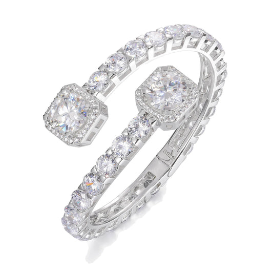 Iced Out Bangle or Tennis Bracelet for Men