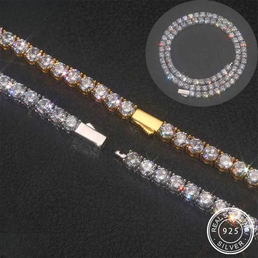 Moissanite Tennis Necklace, image 2