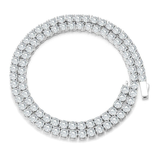 Moissanite Tennis Necklace