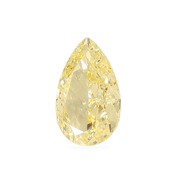 1.06 Carat Fancy Intense Yellow VS1 Pear Lab-Grown Diamond - IGI Certified