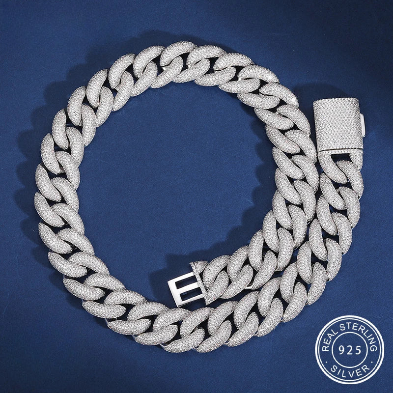 Iced Out Miami Cuban Link Chain for Men, image 2