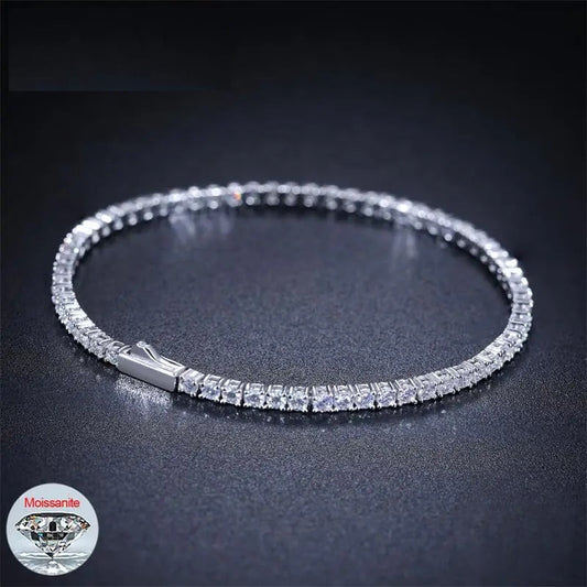 2mm Moissanite Tennis Bracelet, image 3