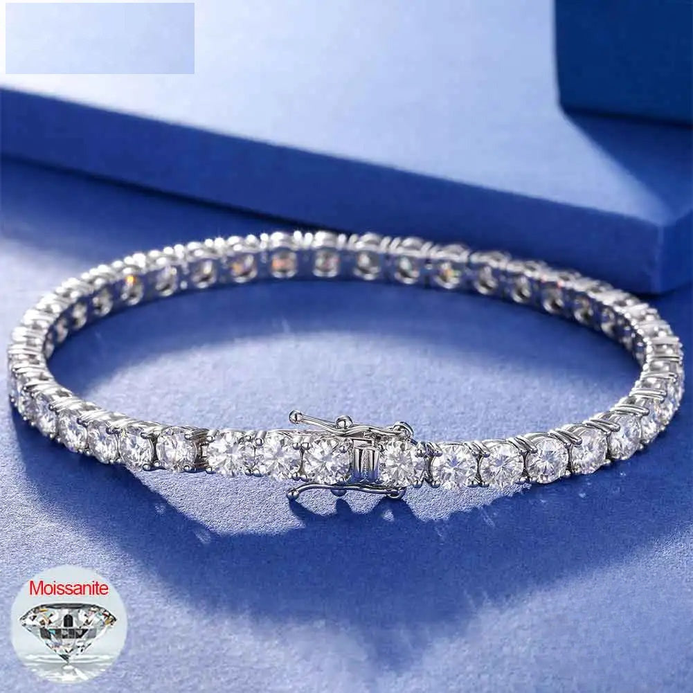 3mm Moissanite Tennis Bracelet or Necklace, image 3