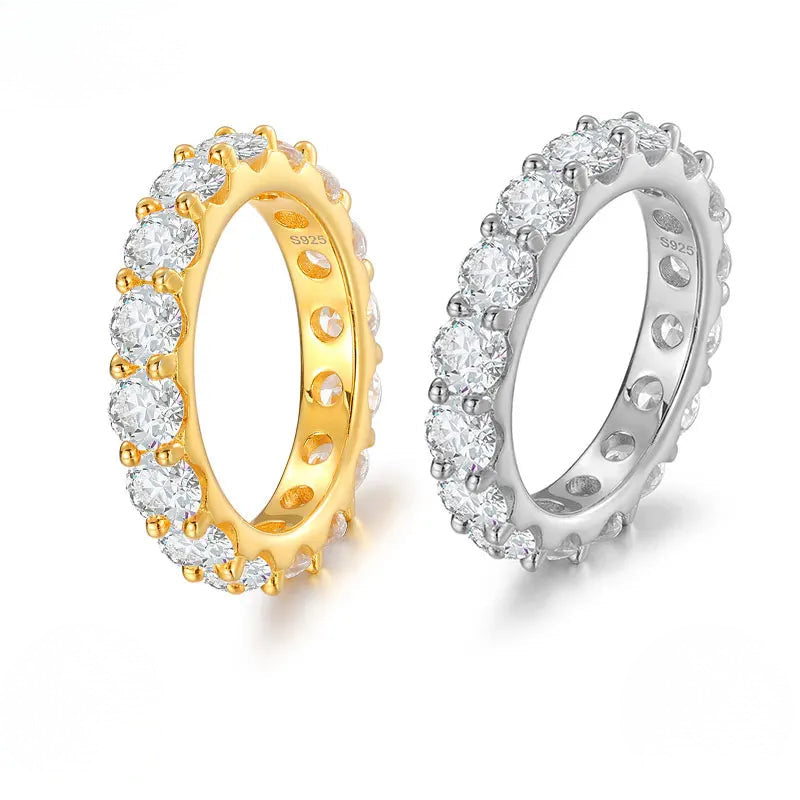 Moissanite Full Eternity Band Ring for Men