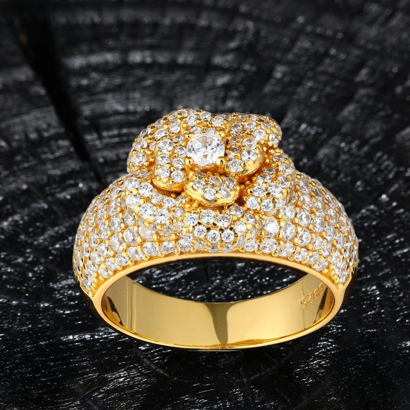 Moissanite or Cubic Zirconia Statement Ring for Men, image 2