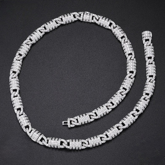 Iced Out Link Necklace for Men