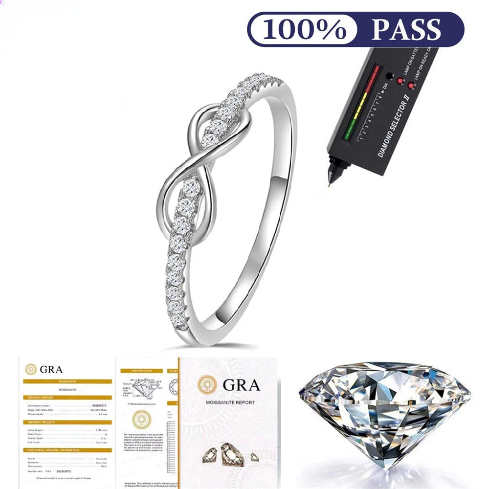 Moissanite Bow Ring, image 3