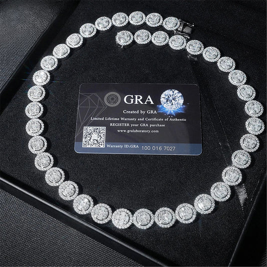 13mm Iced Out Round Link Chain for Men, image 2